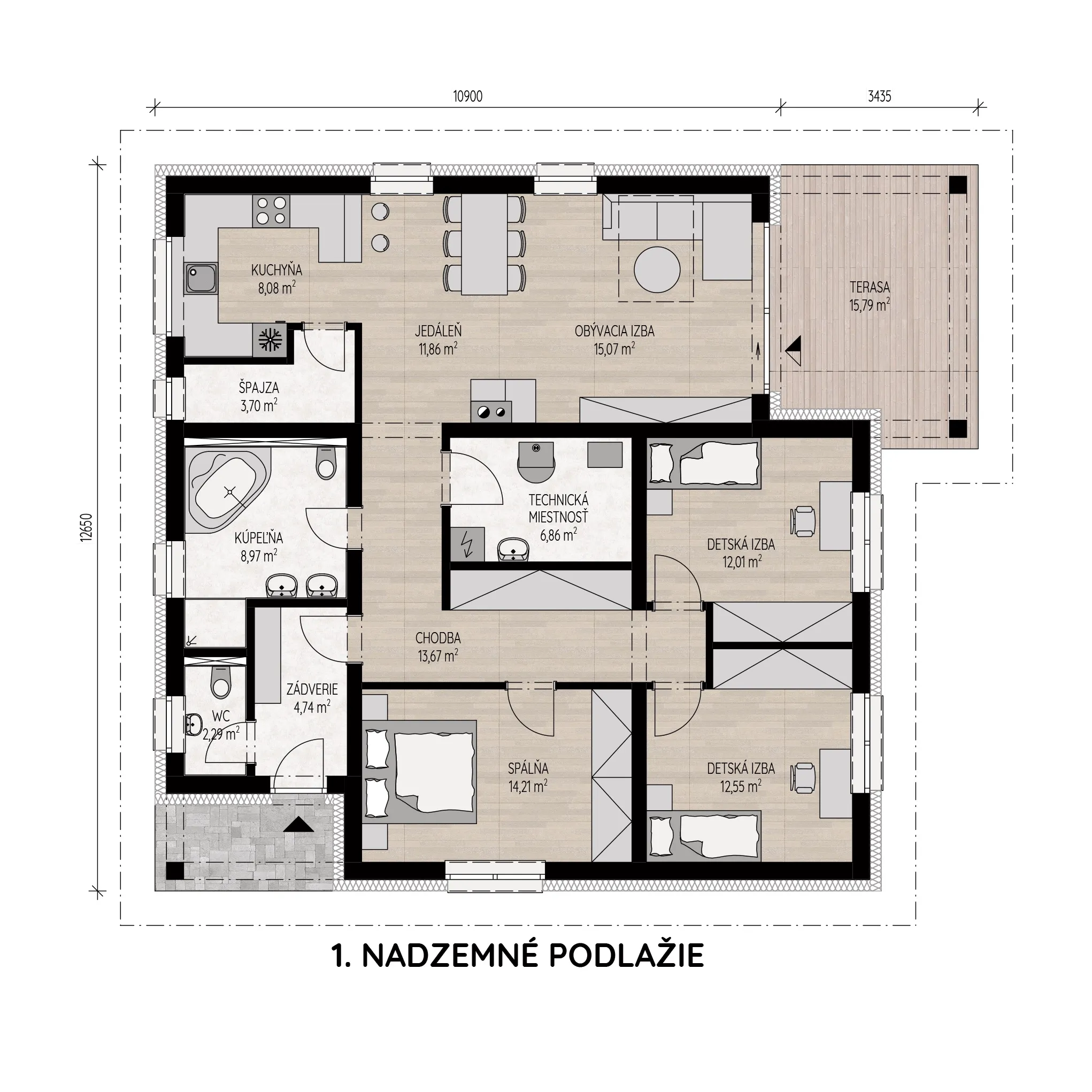 Pôdorys projektu